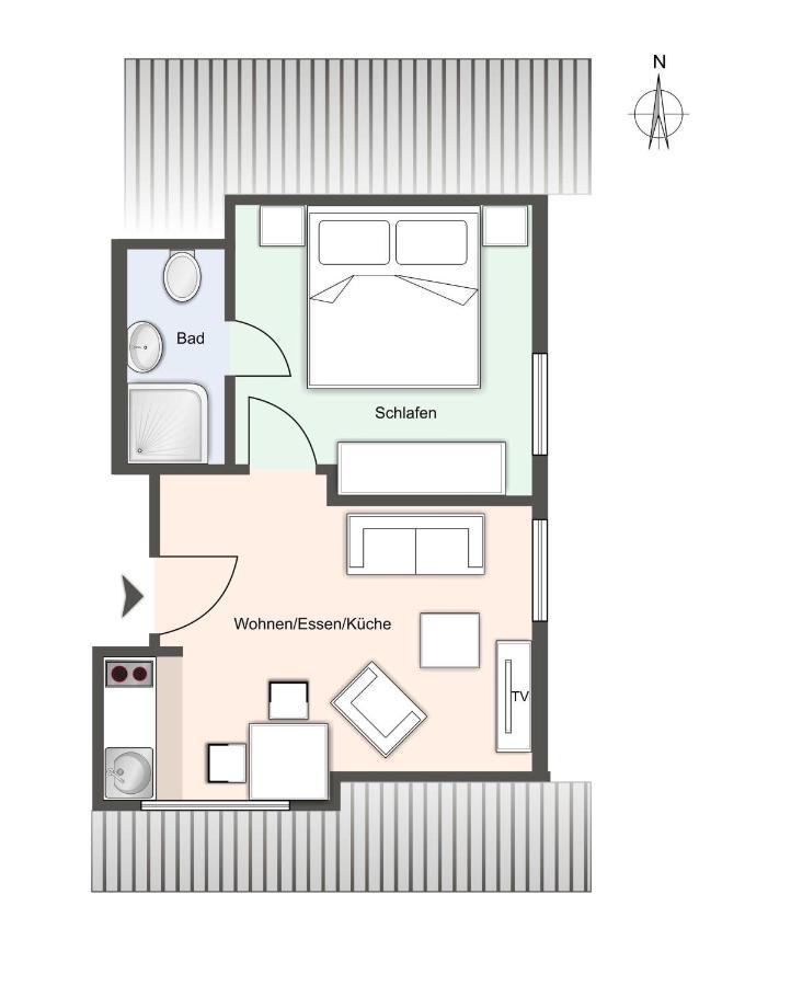 ווסטרלנד Schmucke-Huus-Appartement-2 מראה חיצוני תמונה